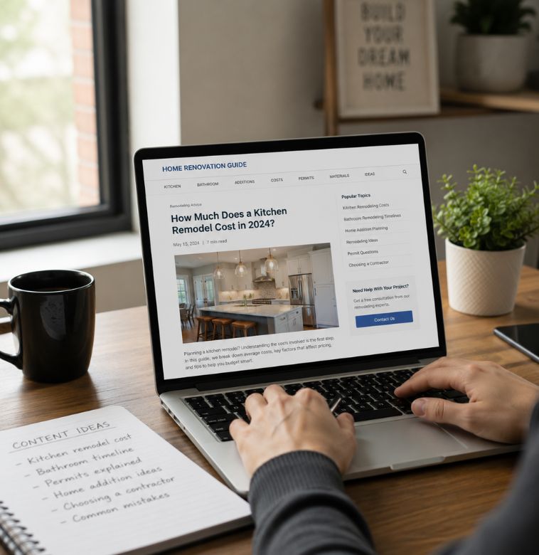 Remodeling SEO Content Strategy for Home Service Businesses